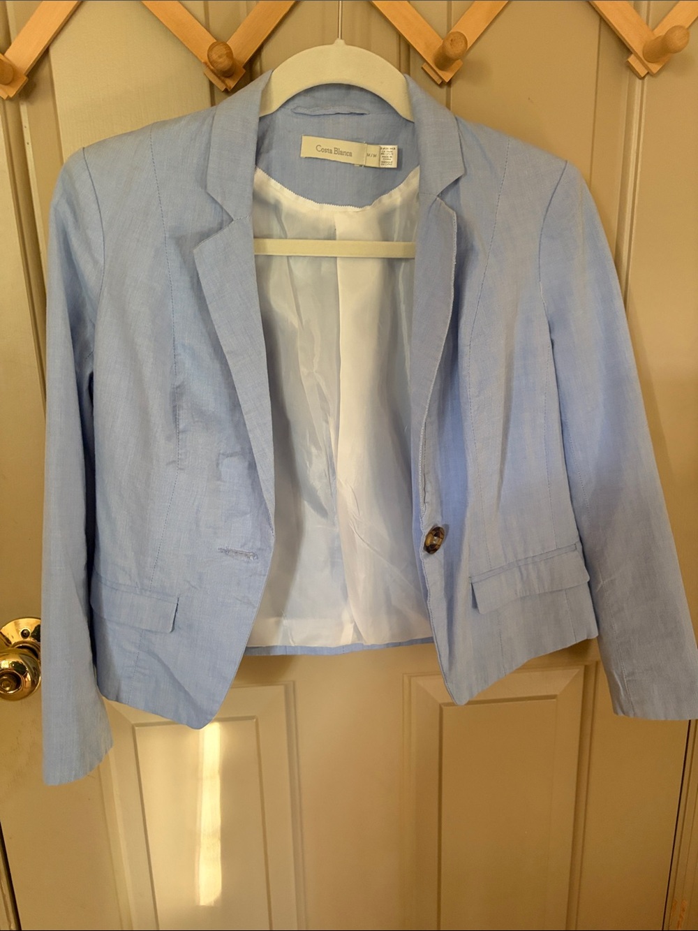 Costa Blanca Pastel Blue Women's Blazer Jacket